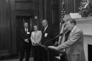 Longtime Member and Founder Addressing SBCA Awards at the US Capitol